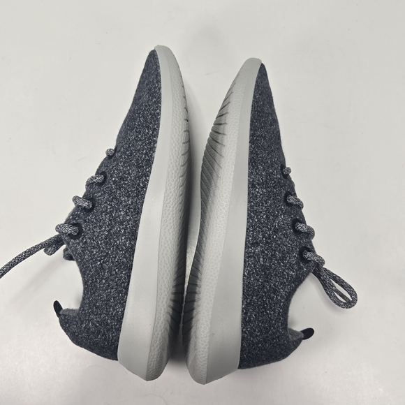 Allbirds Wool Runners Dark Gray Knit Sneakers Size Men's 10 Women's 11.5 - Picture 8 of 11